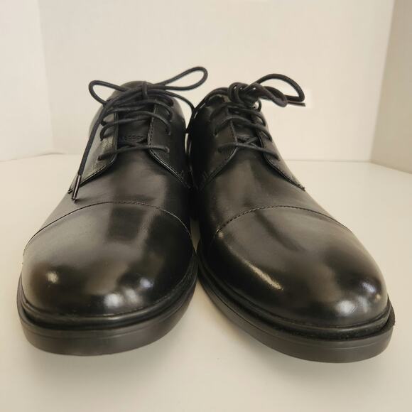 Clarks Un Tailor Cap Black Leather 8.5 D (M) main image 4